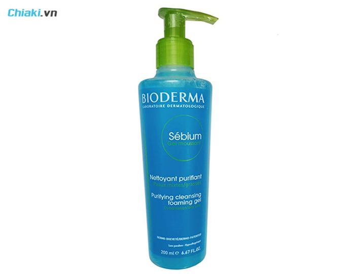 sữa rửa mặt của Pháp Bioderma Sebium Foaming Gel