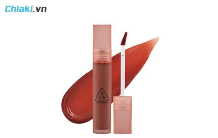 son tint 3CE Blur Water Tint Sepia màu đỏ gạch đậm