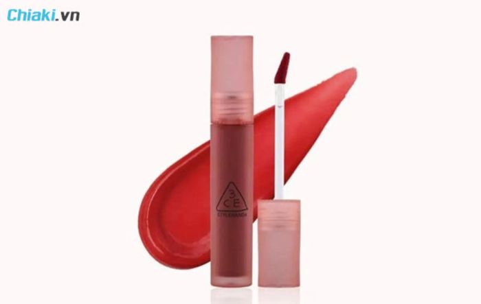 Son đỏ đậm 3CE Blur Water Tint Play Off đỏ cổ điển