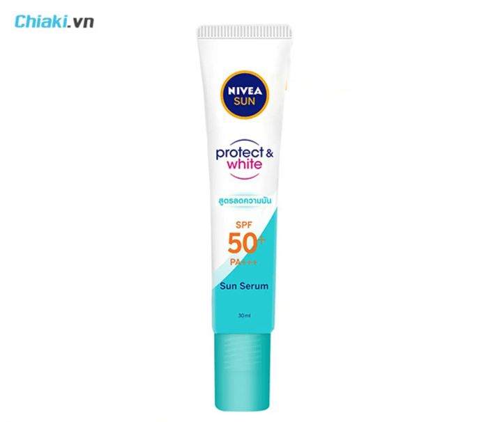 Kem chống nắng Nivea Protect And White Oil Control Sun Protection Serum 