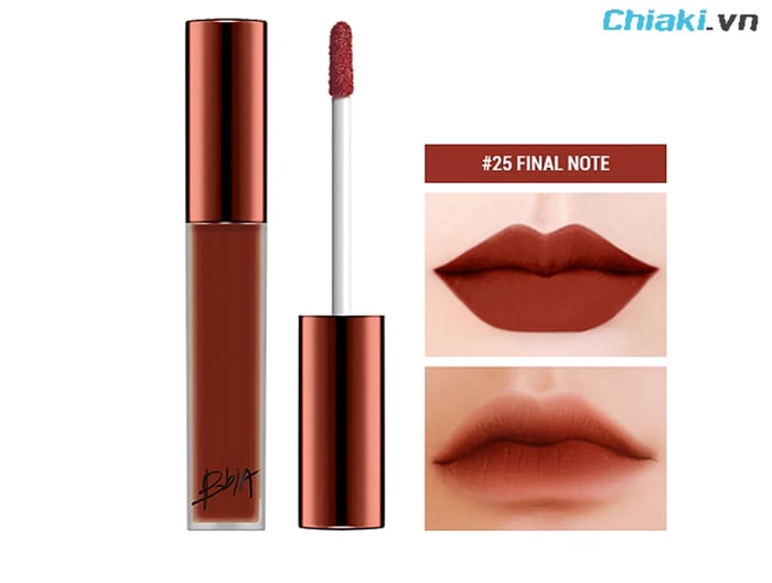 Son BBia Last Velvet Lip Tint màu 25 Final Note