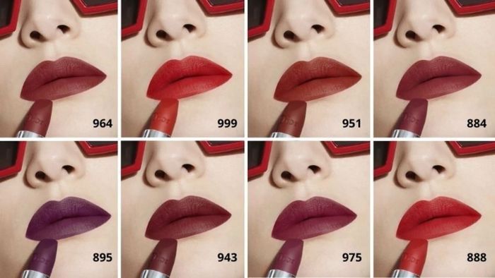 Bảng màu son Dior Matte đầy đủ, mẫu mới nhất