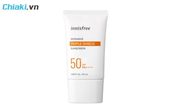 Kem chống nắng trang điểm Innisfree Triple Shield