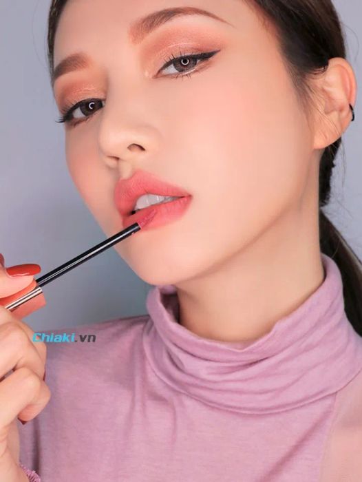 Son kem 3CE màu hồng baby Cutesicle Cloud Lip Tint Cutesicle