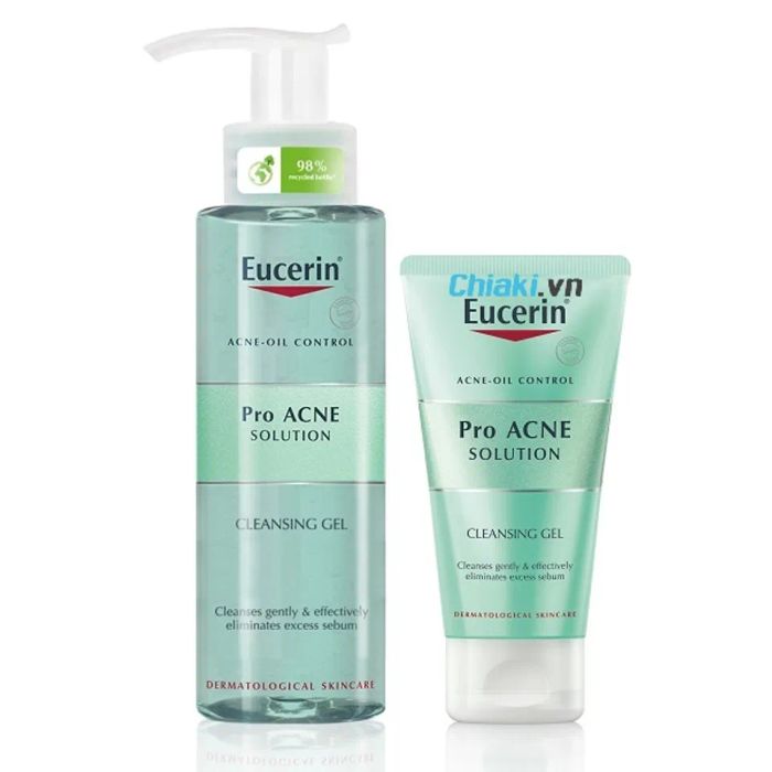 Đánh giá sữa rửa mặt Eucerin cho da dầu mụn Pro Acne Solution Cleansing