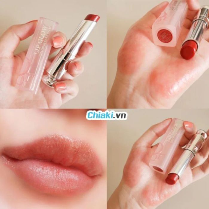 Son Dưỡng Dior Addict Lip Glow Dior 08 Màu Đỏ Đất ( Unbox )