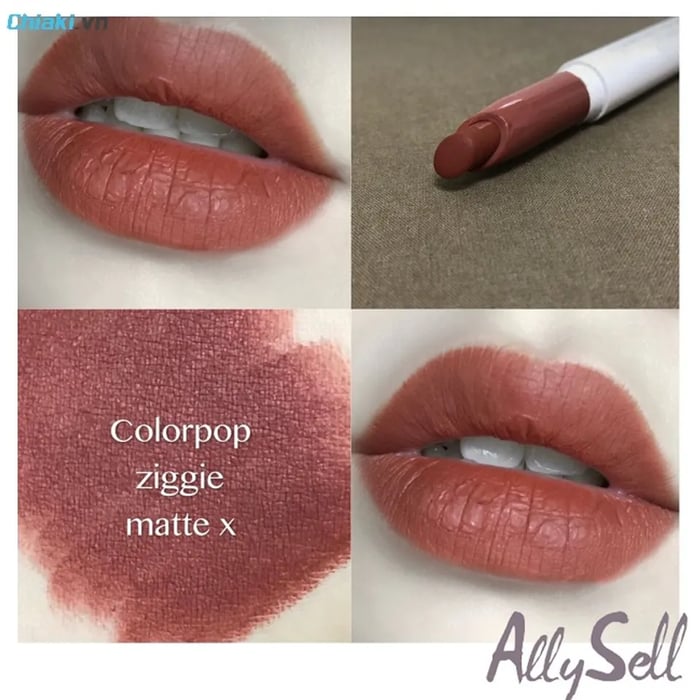 Đánh giá về son siêu lì ăn uống không trôi Colourpop Lippie Stix Matte X-Ziggie