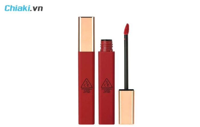 son tint 3CE Cloud Lip Tint Macaron Red - Đỏ Tươi