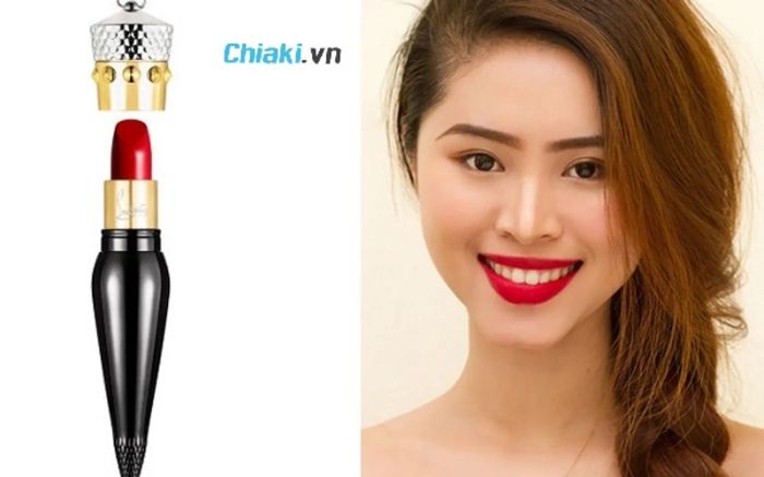 Cách tạo điểm nhấn với son Louboutin theo phong cách Hàn Quốc