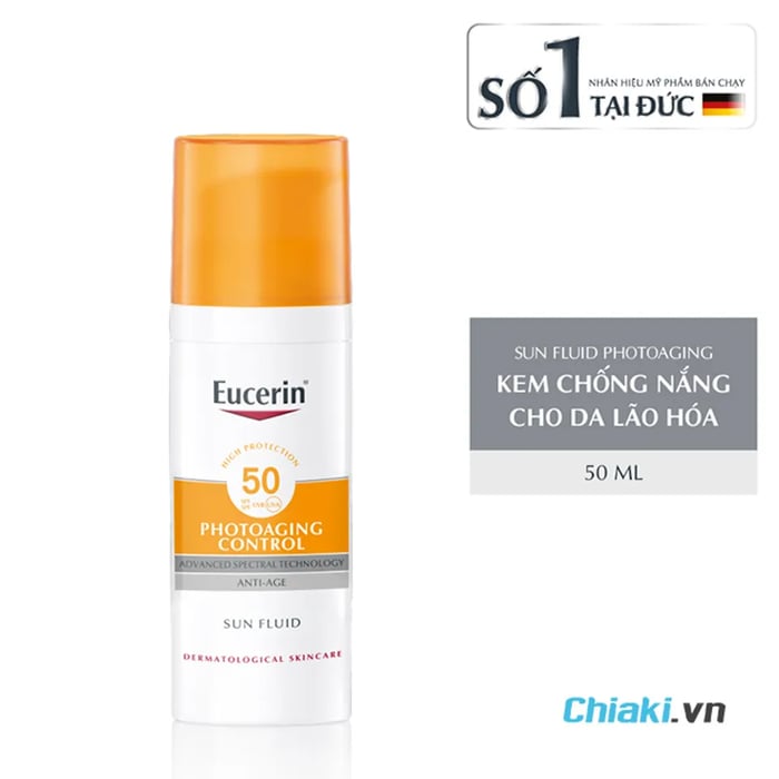 Kem chống nắng Eucerin Photoaging Control của Đức