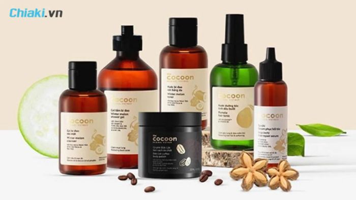 mỹ phẩm của thương hiệu Cocoon Việt Nam