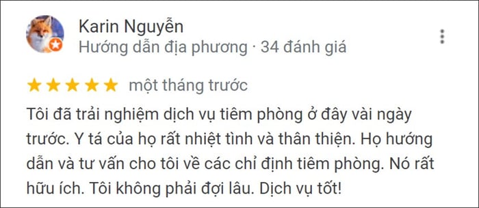 Nhận xét từ khách hàng về phòng khám Victoria Healthcare