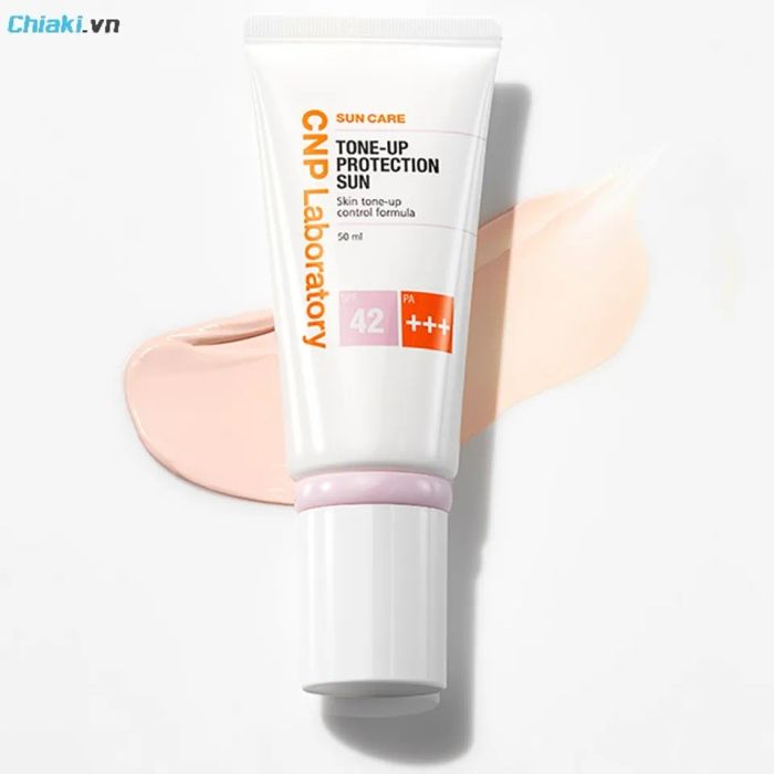 Kem chống nắng dành cho da khô nâng tone CNP Laboratory Tone - up Protection Sun