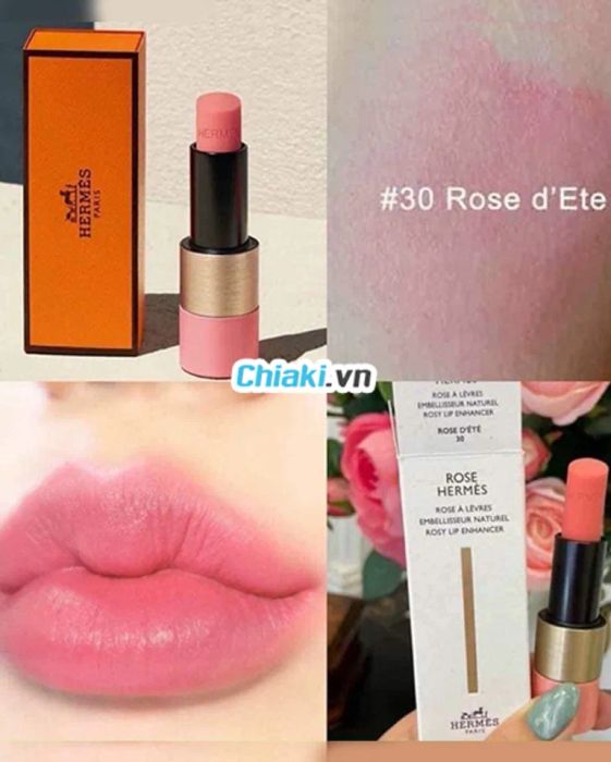 Son Màu Hồng Nude Dưỡng Hermes 30 Rose D’ete