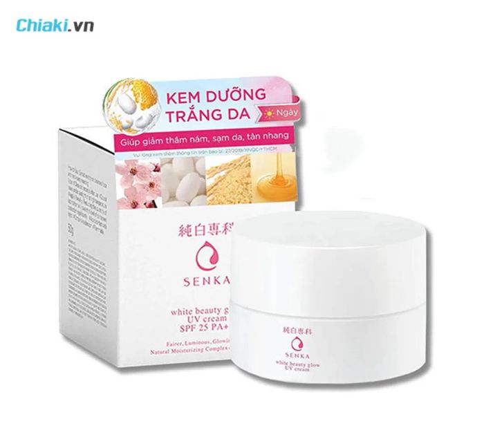 Kem chống nắng Senka White Beauty Glow UV Cream