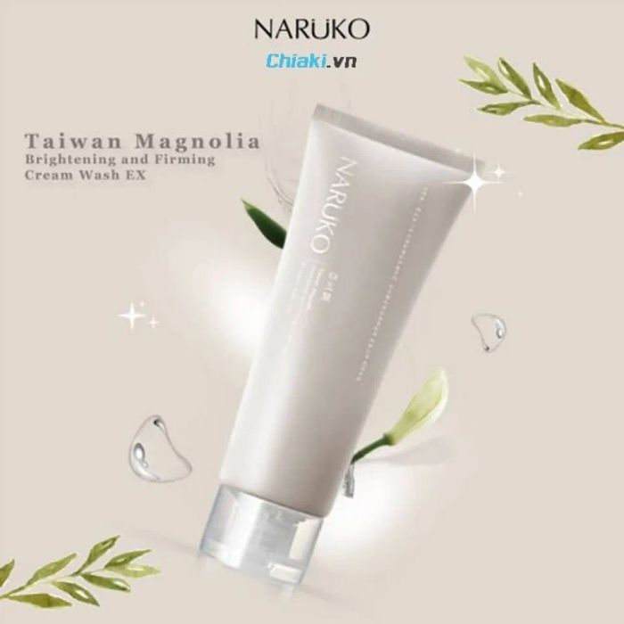 Sữa rửa mặt Bạch Ngọc Lan Naruko Taiwan Magnolia Brightening and Firming Cream Wash EX