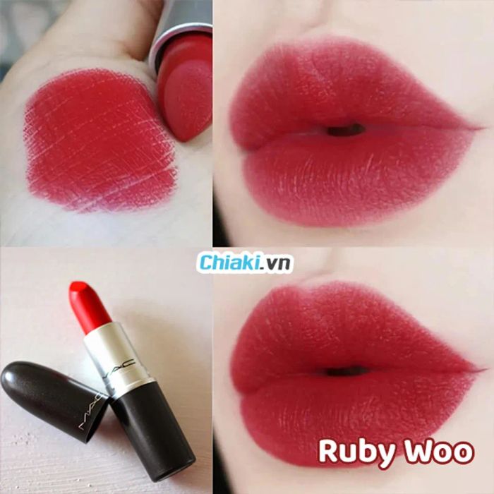 Son Mac Ruby Woo Màu Đỏ Siêu Lì