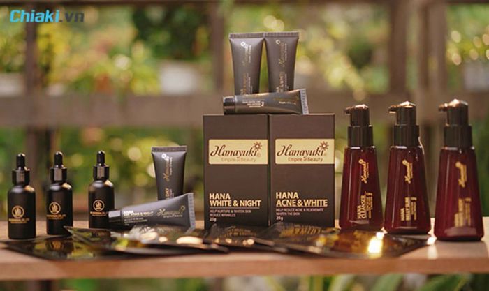 mỹ phẩm việt nam của thương hiệu Hanayuki