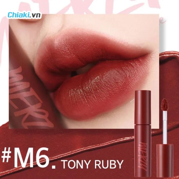 Son đỏ Ruby Kem Lì Merzy Bite The Beat Mellow Tint, M6