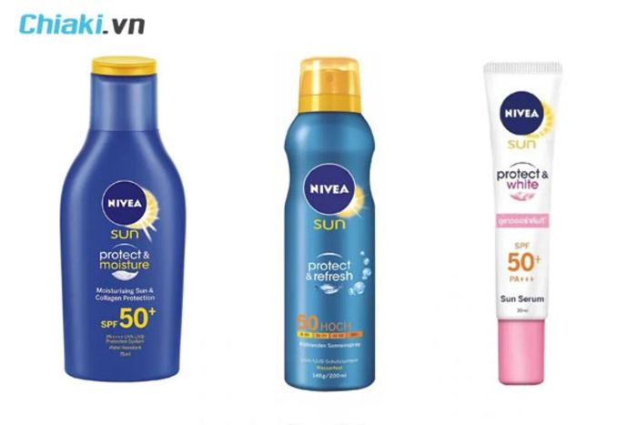 Nivea có nhiều loại kem chống nắng khác nhau