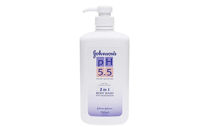 sữa tắm cho bà bầu Johnson’s 2in1 với độ pH 5.5