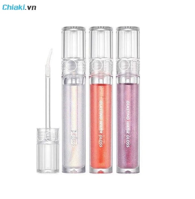 Bảng màu Son Bóng Lấp Lánh Romand Glasting Water Gloss