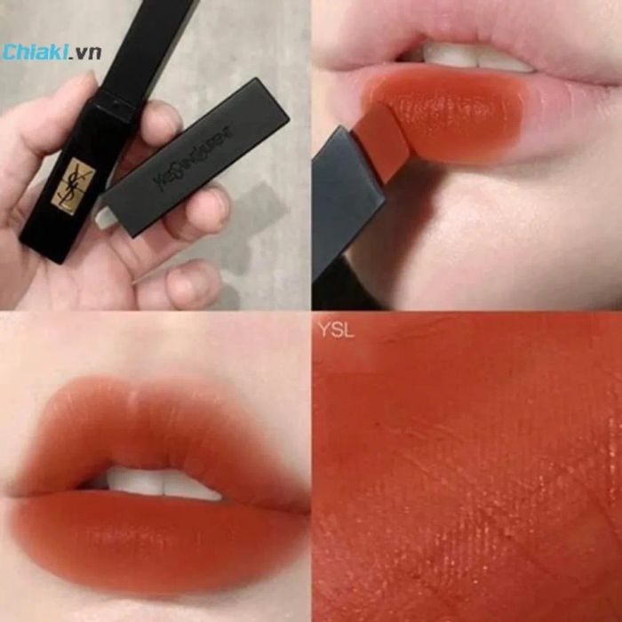 Son YSL Slim 313 Velvet Radical Matte Lipstick Màu Cam Đào