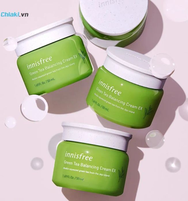 Kem dưỡng ẩm trà xanh Innisfree Green Tea