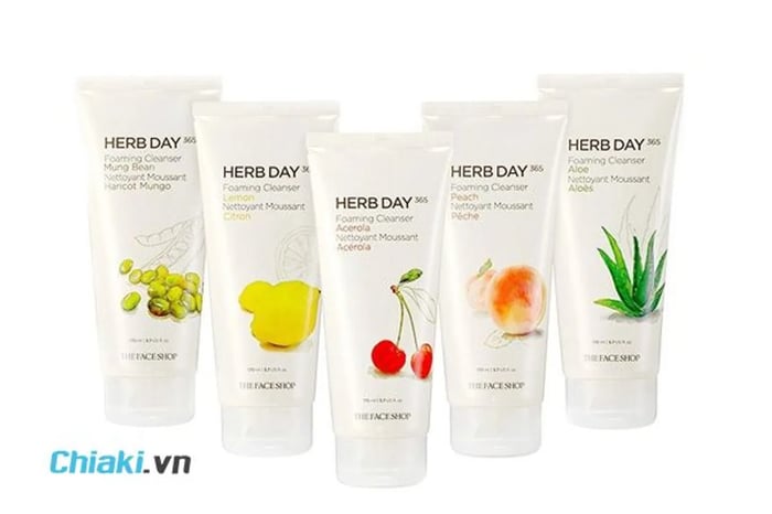 Sữa Rửa Mặt The Face Shop Herb Day 365 Cleansing Foam