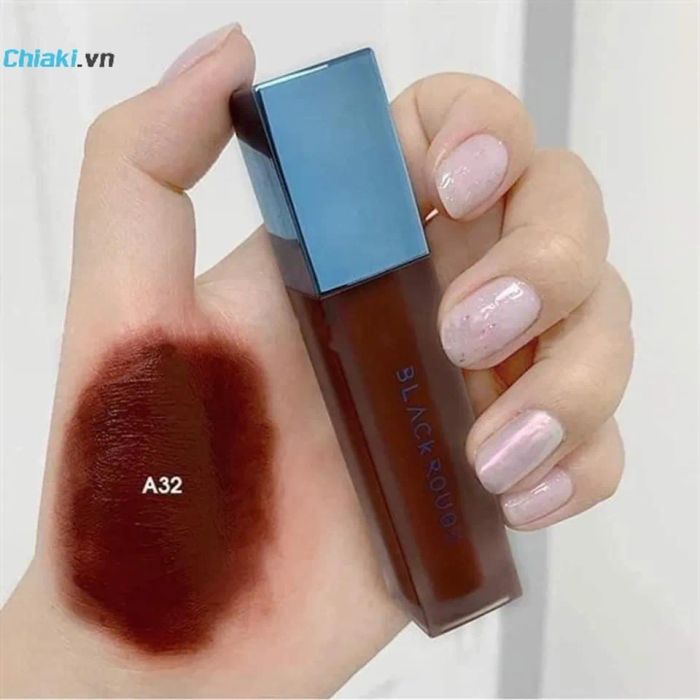 Son Black Rouge Velvet Tint Ver6 A32 màu nâu đất