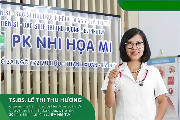 Bác sĩ Lê Thị Thu Hương là một trong số những bác sĩ nhi giỏi tại Hà Nội