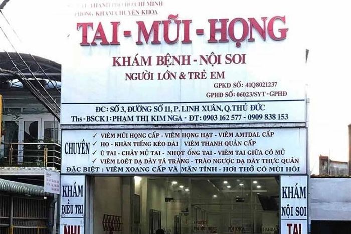 Phòng khám tai mũi họng Thủ Đức Bác sĩ Nga