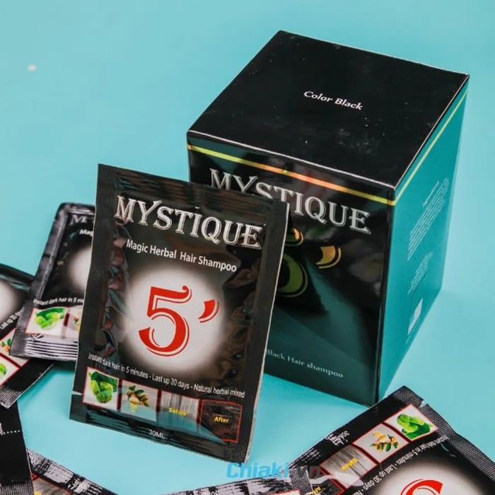 Dầu Gội Phủ Bạc Mỹ MYSTIQUE 5' 