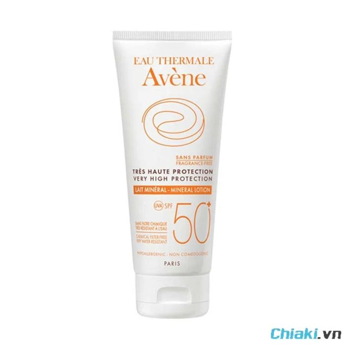 Kem chống nắng Avene Very High Protection Mineral Lotion SPF50+