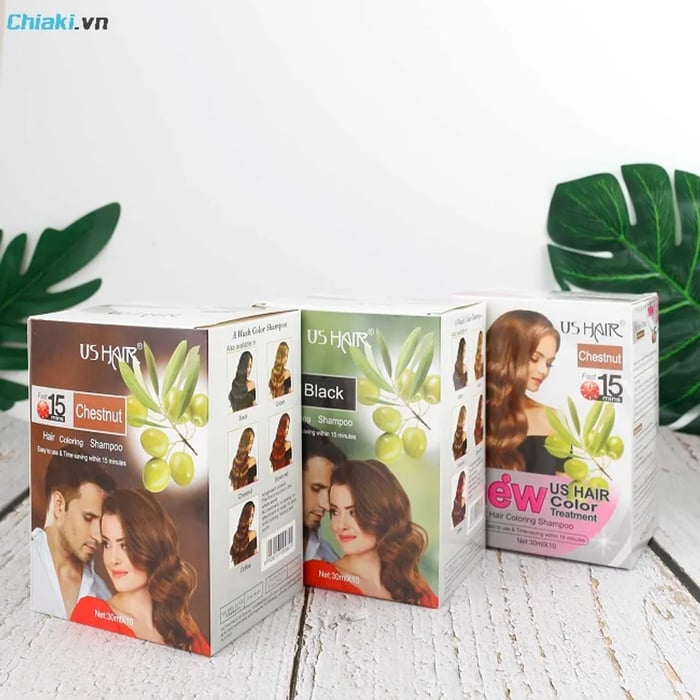 Dầu Gội Phủ Bạc US Hair