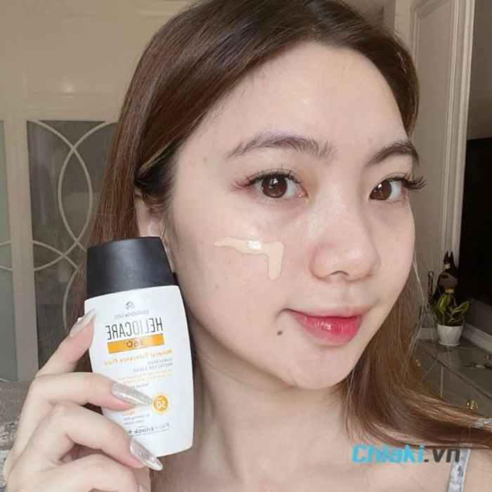 Hướng dẫn bôi kem chống nắng Heliocare