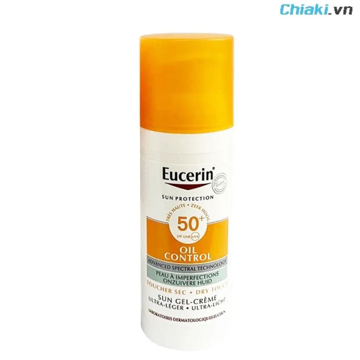 kem chống nắng dành cho da dầu mụn nhạy cảm Eucerin Oil Control