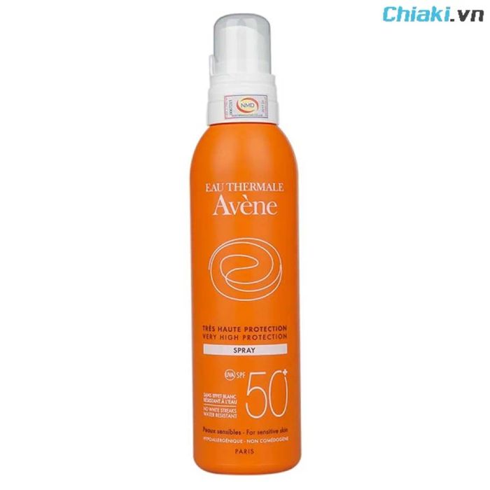 Xịt chống nắng Avene Very High Protection Spray