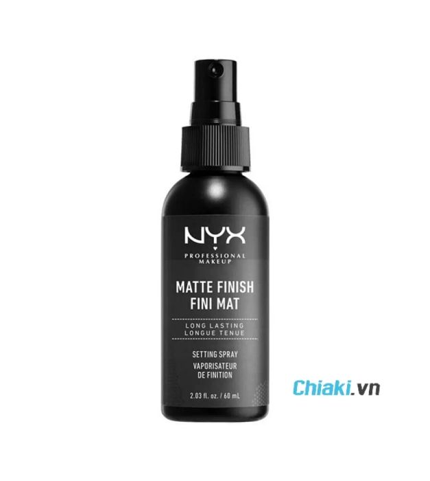 Xịt khoáng giữ lớp trang điểm NYX Long Lasting Setting Spray Matte Finish