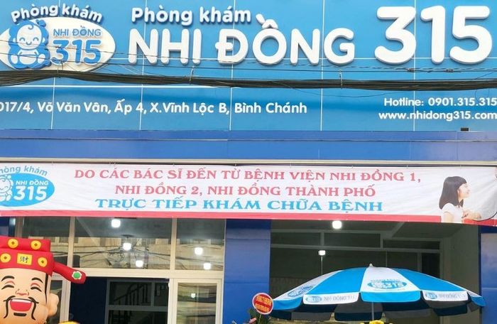 Phòng khám nhi đồng 315 - một địa chỉ đáng tin cậy