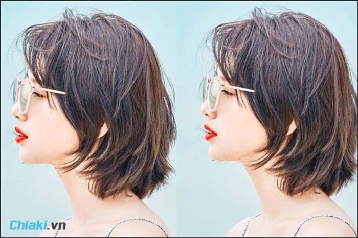 Tóc layer ngắn blunt bob