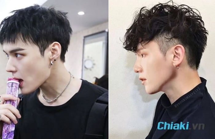 Kiểu tóc mullet layer nam ngắn