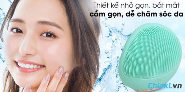 Máy rửa mặt Halio được thiết kế nhỏ gọn, màu sắc trẻ trung, phù hợp với nhu cầu của người dùng hiện đại.