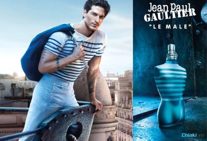 Nước hoa Le Male của Jean-Paul Gaultier Cologne mô phỏng cơ thể bán thân của phái mạnh