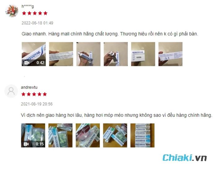 Review về việc sử dụng Kem đánh răng Sensodyne làm trắng răng