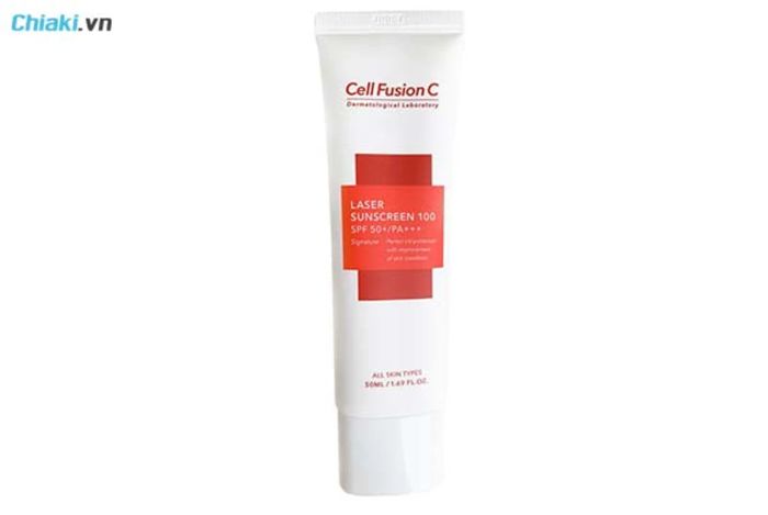 Kem chống nắng dành cho da dầu mụn nhạy cảm Cell Fusion C Laser Sunscreen 100