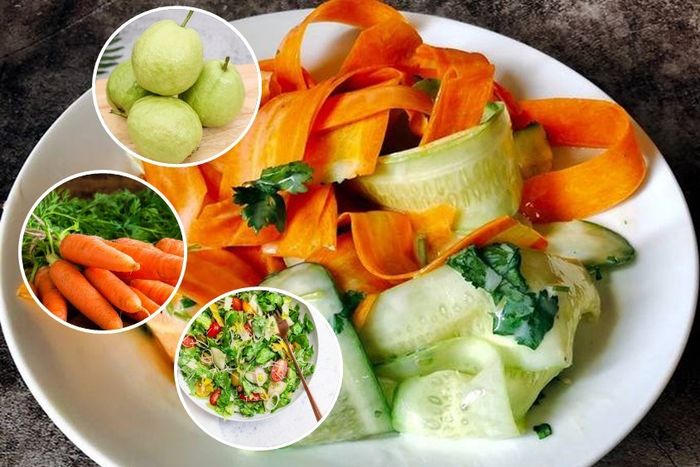 Cách làm món salad ổi đơn giản giúp detox cơ thể cho các mẹ