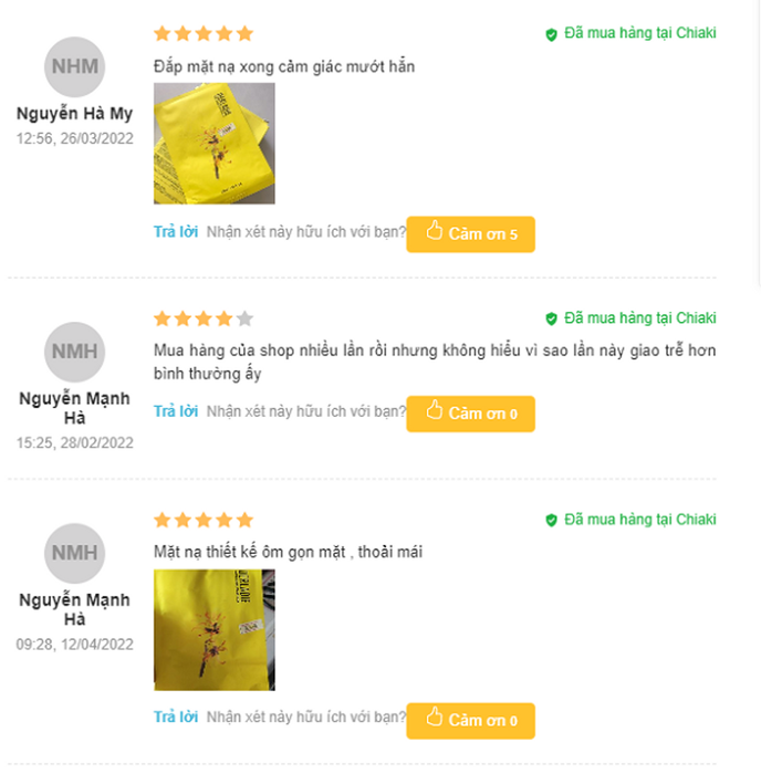 Đánh giá mặt nạ Derladie Witch Hazel Mask từ người dùng