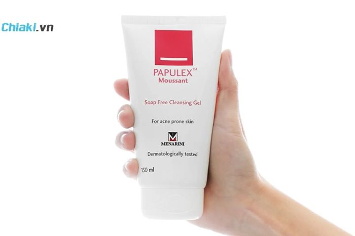 Sữa rửa mặt Papulex Moussant Soap Cleansing Gel hỗ trợ giảm mụn