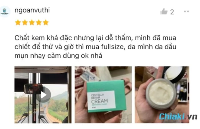 Review kem dưỡng ẩm GoodnDoc cho da hỗn hợp thiên khô